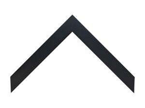 Gemini Wood Moulding - SATIN BLACK CAP BLK5