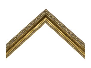 Gemini Wood Moulding - GOLD ORNATE/BEADED LIP G-1417