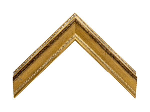 Gemini Wood Moulding - ANTIQUE GOLD RED/SCRATCH G-2715
