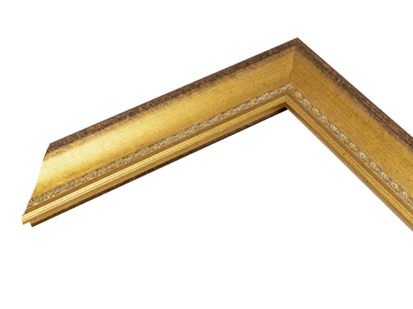 Gemini Wood Moulding - ANTIQUE GOLD RED/SCRATCH G-2715 - Image 2