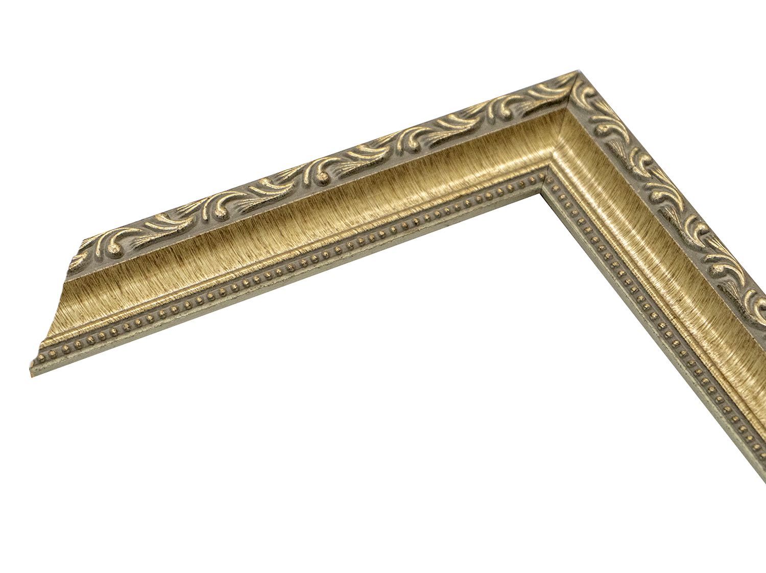 Gemini Wood Moulding - SCRATCHED SILVER ORNATE G-2806 - Image 2