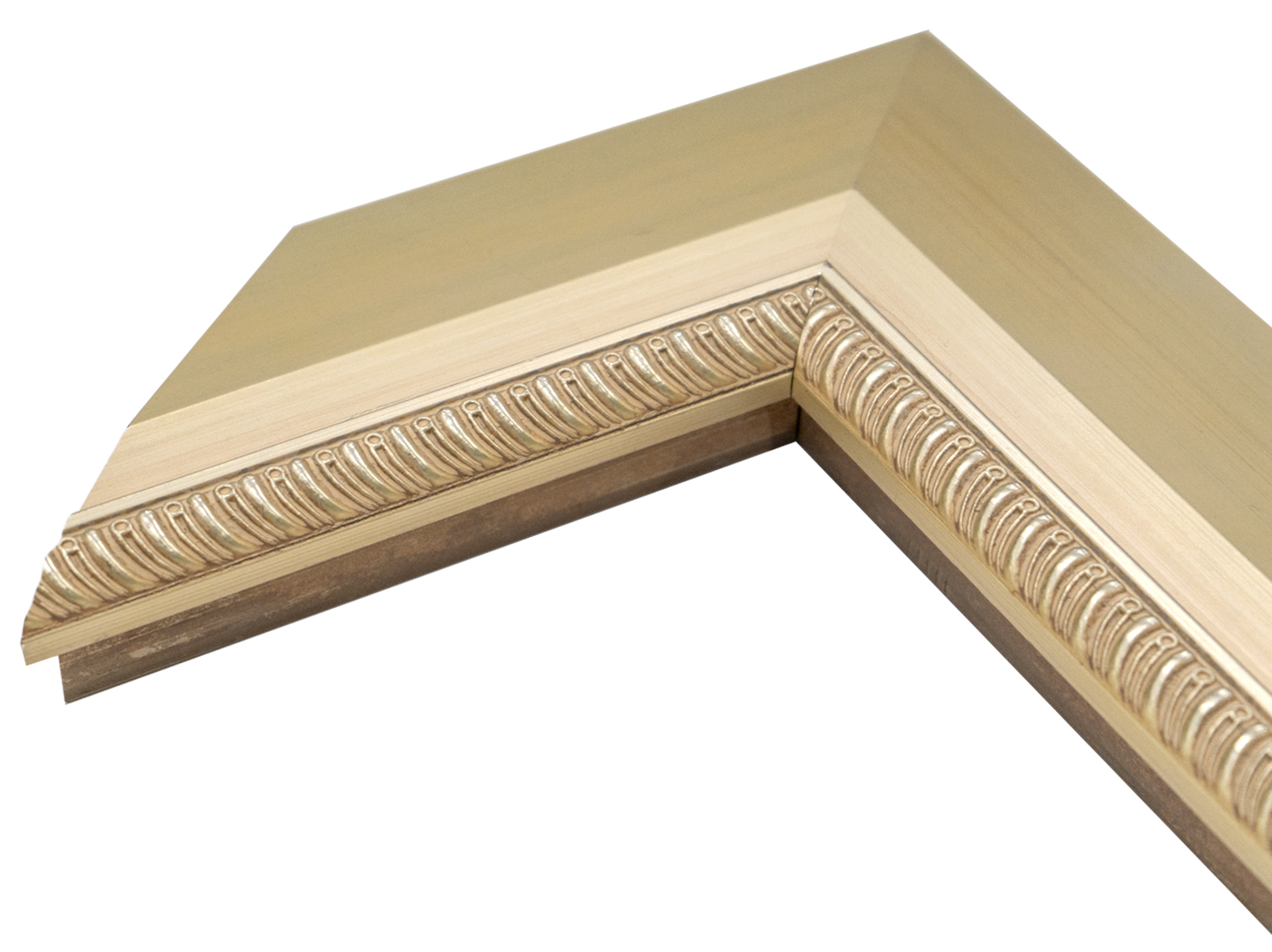 Gemini Wood Moulding - ANTIQUE SILVER/GRAY WASH/BLUE G-7464 **OVERSTOCK - Image 2