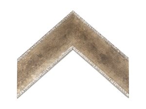 Gemini Wood Moulding - 2 3/8" Tarnish Silver G-8288 **LIMITED STOCK