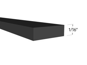 Econospace Black 1/16" Solid Spacer (100' Tube) P-901