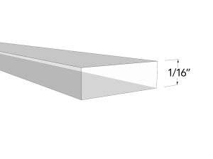 Econospace Clear 1/16" Solid Spacer (100' Tube) P-913