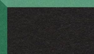 Crescent Mat Board - Brite Core - Green on Black (32" X 40") *SPECIAL ORDER