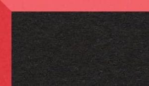 Crescent Mat Board - Brite Core - Red on Black (32" X 40") *SPECIAL ORDER