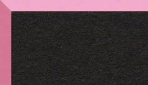Crescent Mat Board - Brite Core - Pink on Black (32" X 40") *SPECIAL ORDER
