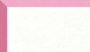 Crescent Mat Board - Brite Core - White on Pink (32" X 40") *SPECIAL ORDER