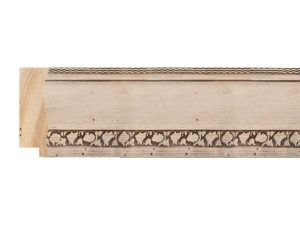Gemini Wood Moulding - WHITE WASHED EMBOSSED