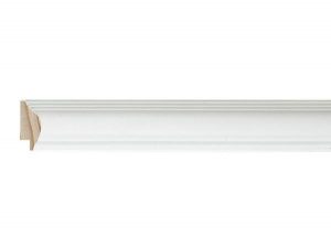 Gemini Wood Moulding - WHITE ROUND TOP