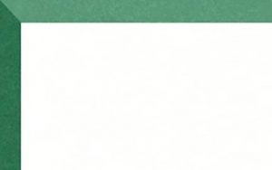 Crescent Mat Board - Brite Core 4 ply - White on Green (40" X 60") *SPECIAL ORDER