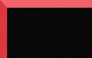 Crescent Mat Board - Brite Core 8 ply - Black on Red (32" X 40") *SPECIAL ORDER