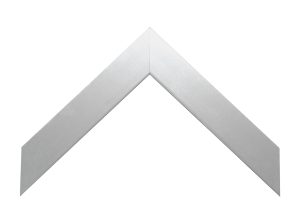 UFP Wood Moulding - 1 1/4" Edge II Matte Silver Square G-P2666