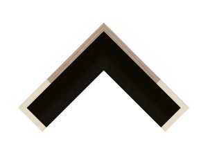 Gemini Wood Moulding - Solana 3/8" Natural & Black Float Frame (2" D) G-1247164