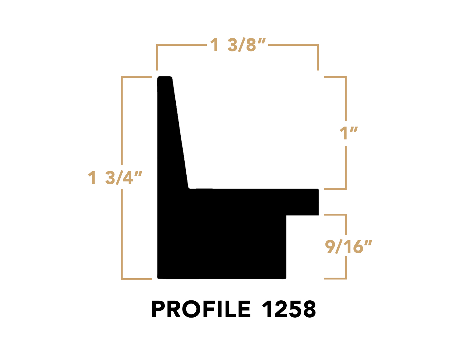 Gemini Wood Moulding - Solana 1 3/8" Mahogany Hybrid Float/Standard Frame G-1258513 - Image 4